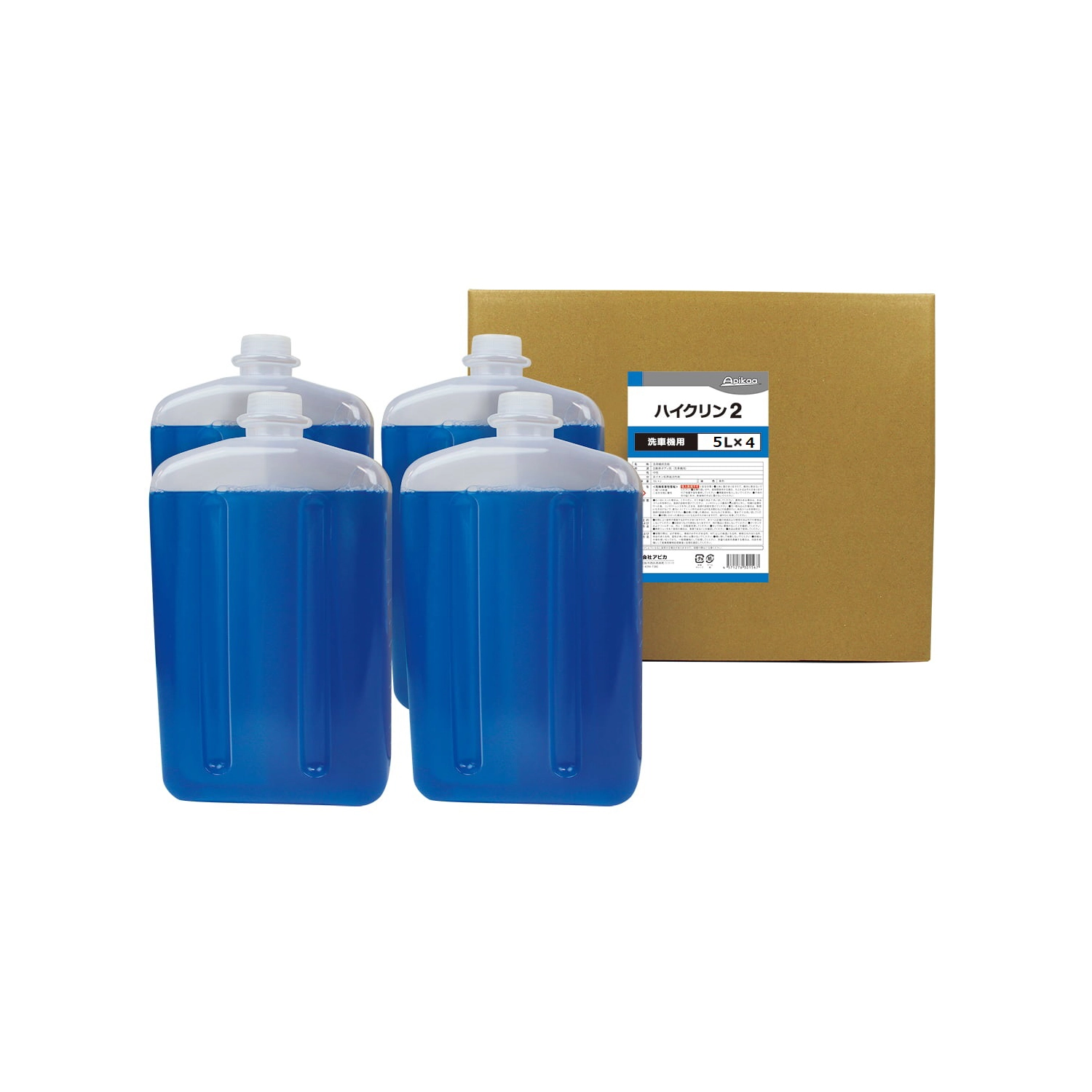 【ｴﾑｹｰ対応品】ハイクリン２　5L×4（角ボトル）