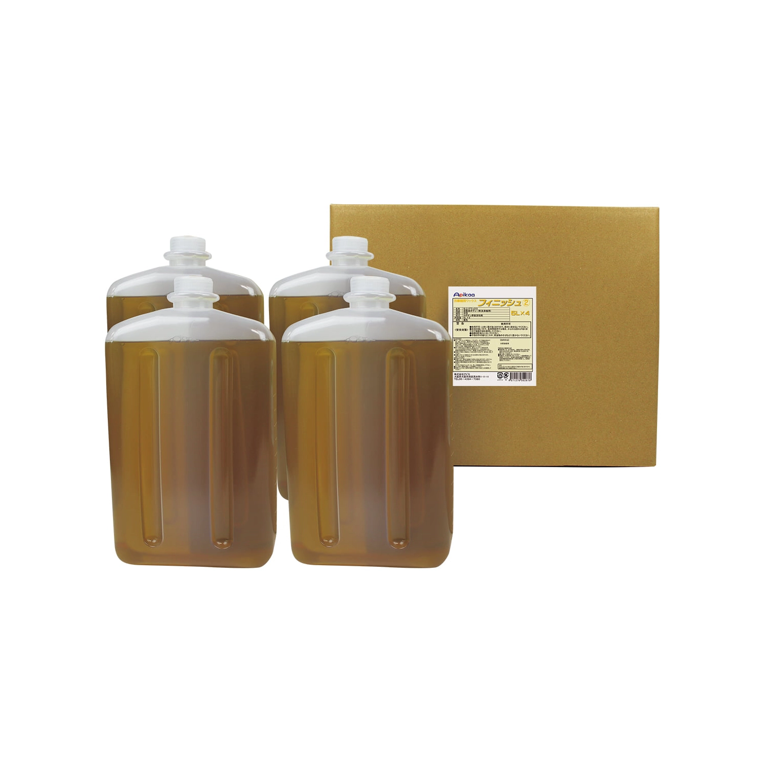 【ﾋﾞﾕｰﾃｰ/ｴﾑｹｰ対応品】フィニッシュ２　5L×4（角ボトル）