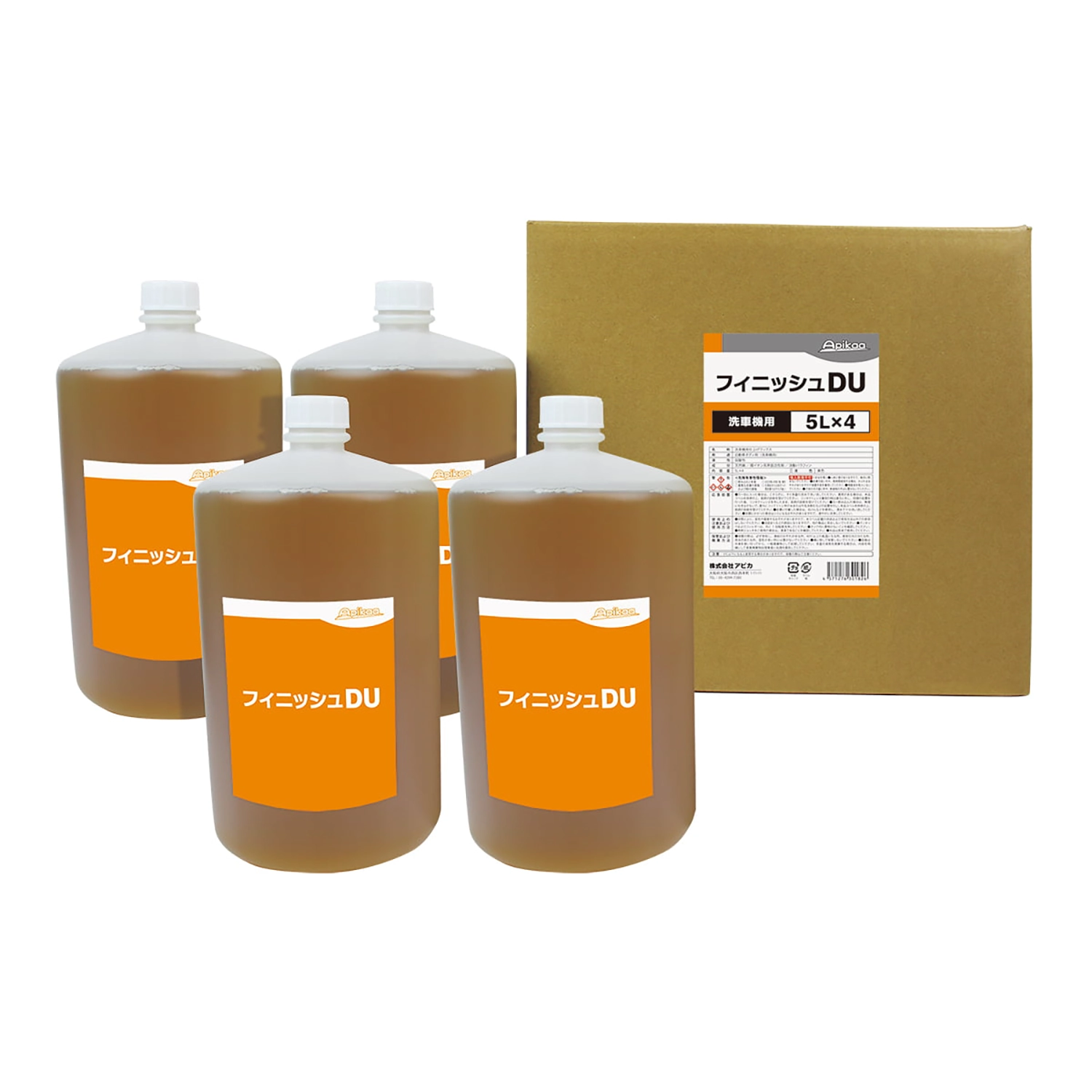【ﾀﾞｲﾌｸ対応品】フィニッシュＤＵ　5L×4（丸ボトル）