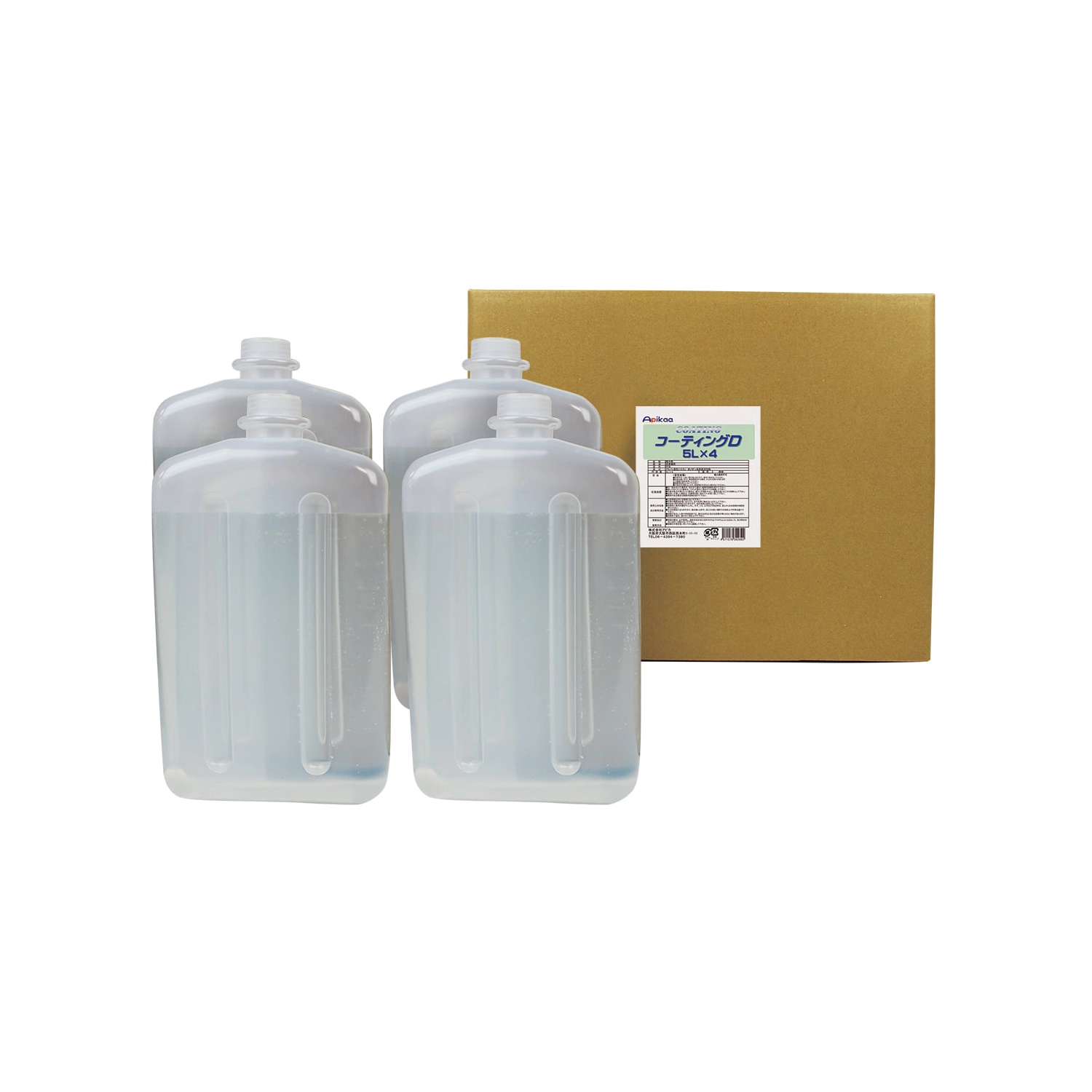 【ｴﾑｹｰ対応品】コーティングＤ　5L×4（角ボトル）