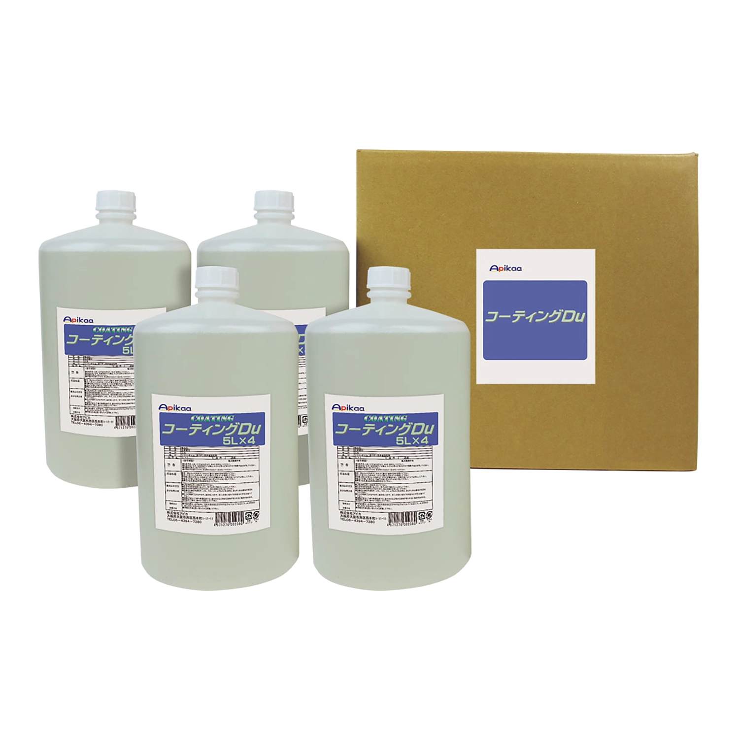 【ﾀﾞｲﾌｸ対応品】コーティングＤＵ　5L×4（丸ボトル）