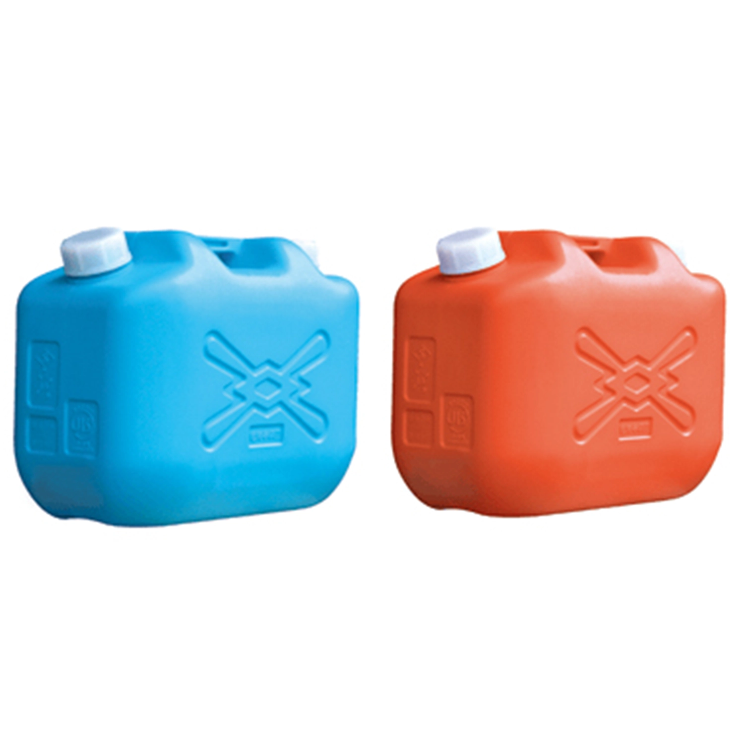 灯油缶(ポリタンク) 10L【JIS規格品】(ブルー:JAN4977767221374/レッド:JAN4977767221350)