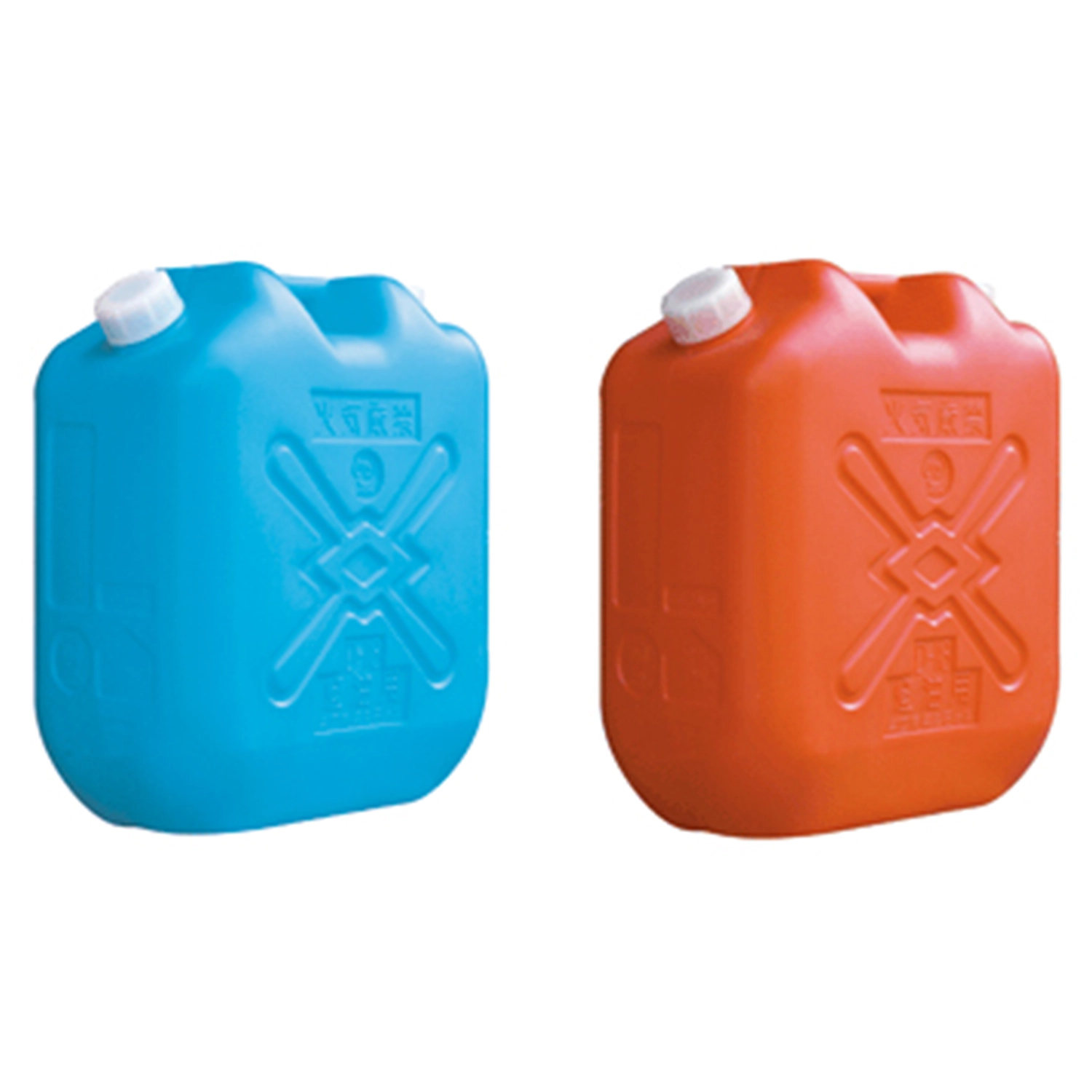 灯油缶(ポリタンク) 18L【JIS規格品】(ブルー:JAN4977767220100/レッド:JAN4977767220230)
